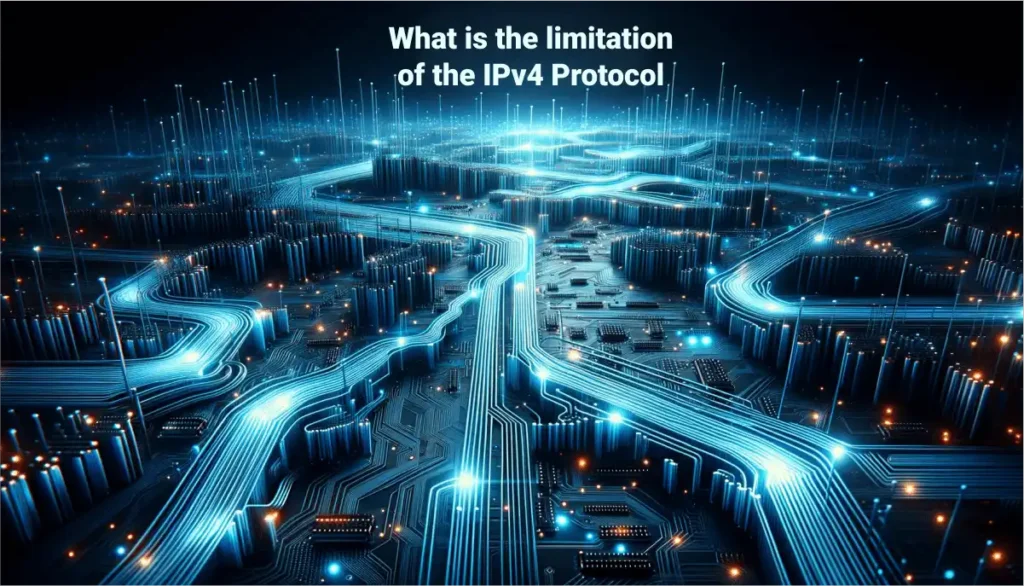 What is the limitation of the IPv4 protocol